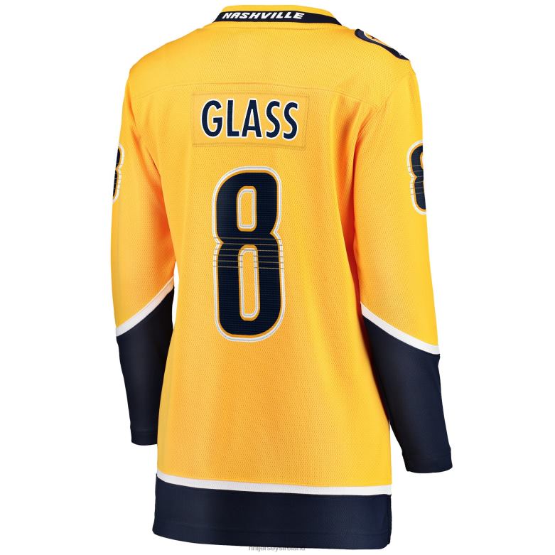 NHL Women Nashville Predators Cody Glass Fanatics Branded Gold Home Breakaway Player Jersey D002V1811 Clothing