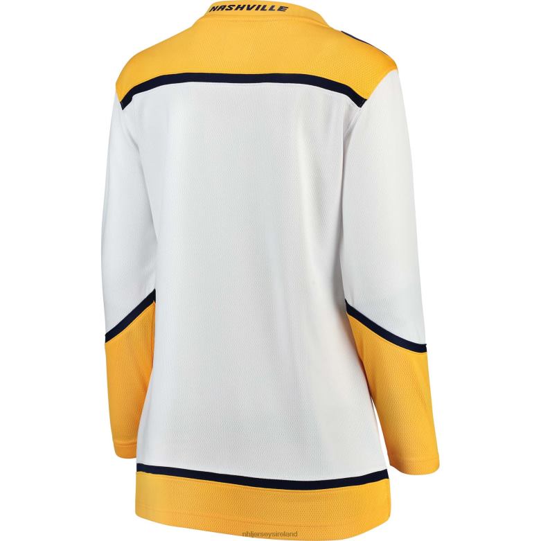 NHL Women Nashville Predators Fanatics Branded White Away Breakaway Jersey D002V2410 Clothing