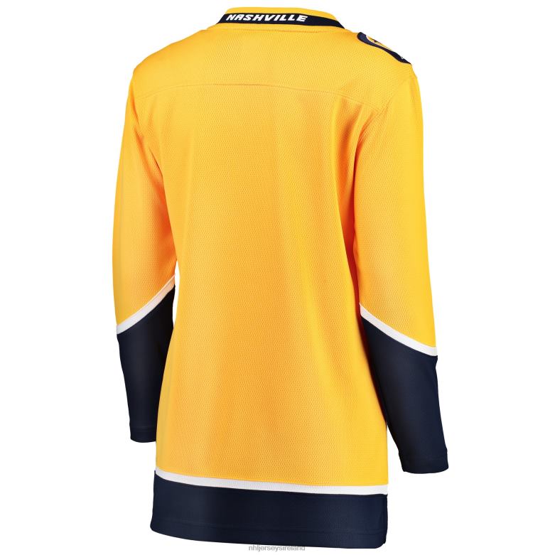 NHL Women Nashville Predators Fanatics Branded Yellow Breakaway Home Jersey D002V963 Clothing