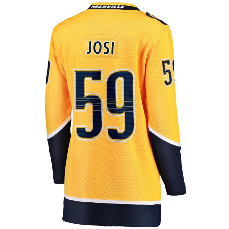 NHL Women Nashville Predators Roman Josi Fanatics Branded Gold Premier Breakaway Player Jersey D002V420 Clothing