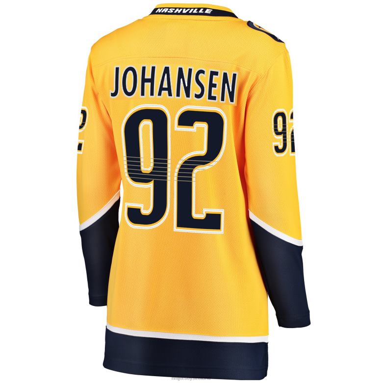 NHL Women Nashville Predators Ryan Johansen Fanatics Branded Gold Breakaway Player Jersey D002V1785 Clothing