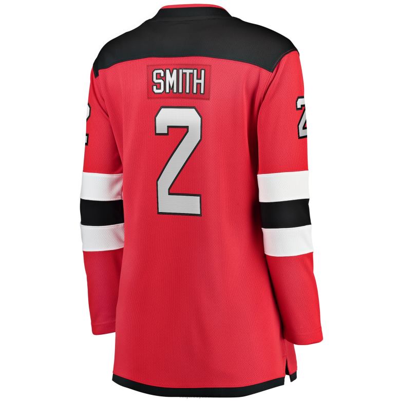 NHL Women New Jersey Devils Brendan Smith Fanatics Branded Red Home Breakaway Player Jersey D002V1763 Clothing