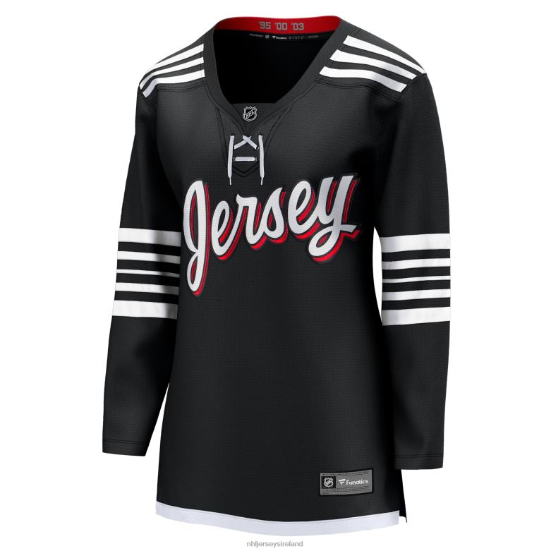 NHL Women New Jersey Devils Fanatics Branded Black Alternate Premier Breakaway Team Jersey D002V161 Clothing