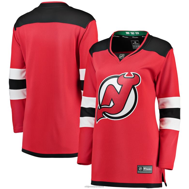 NHL Women New Jersey Devils Fanatics Branded Red Breakaway Home Jersey D002V641 Clothing