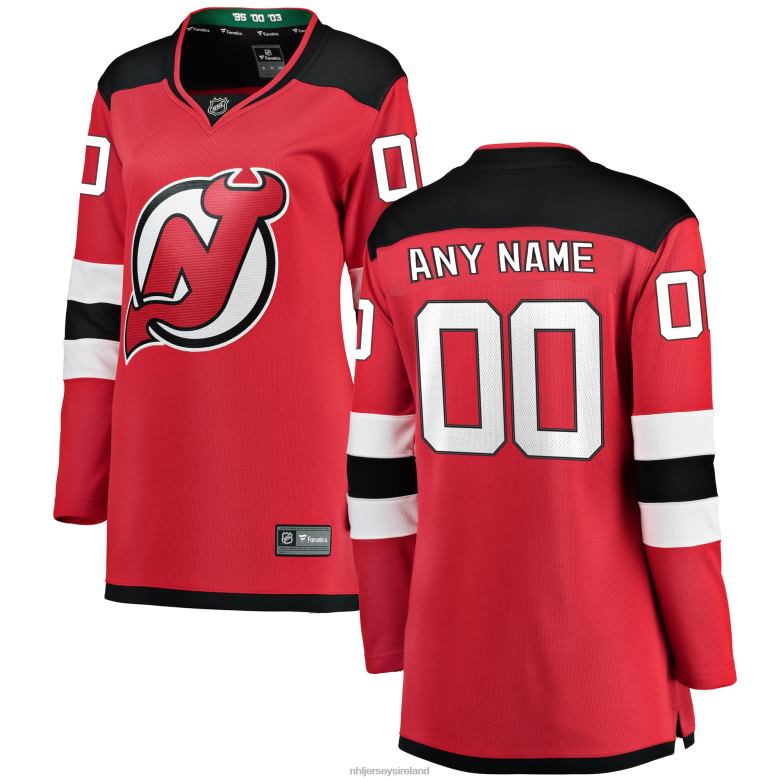 NHL Women New Jersey Devils Fanatics Branded Red Home Breakaway Custom Jersey D002V570 Clothing