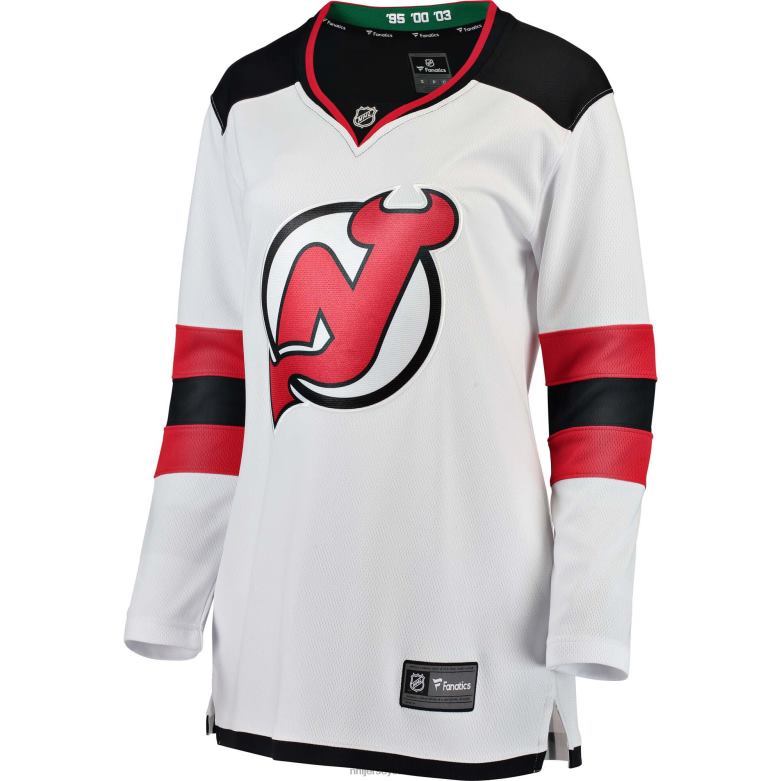 NHL Women New Jersey Devils Fanatics Branded White Away Breakaway Jersey D002V1087 Clothing