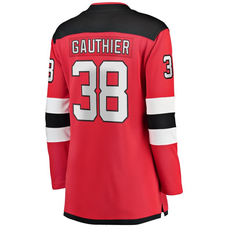 NHL Women New Jersey Devils Frederik Gauthier Fanatics Branded Red Home Breakaway Player Jersey D002V2305 Clothing