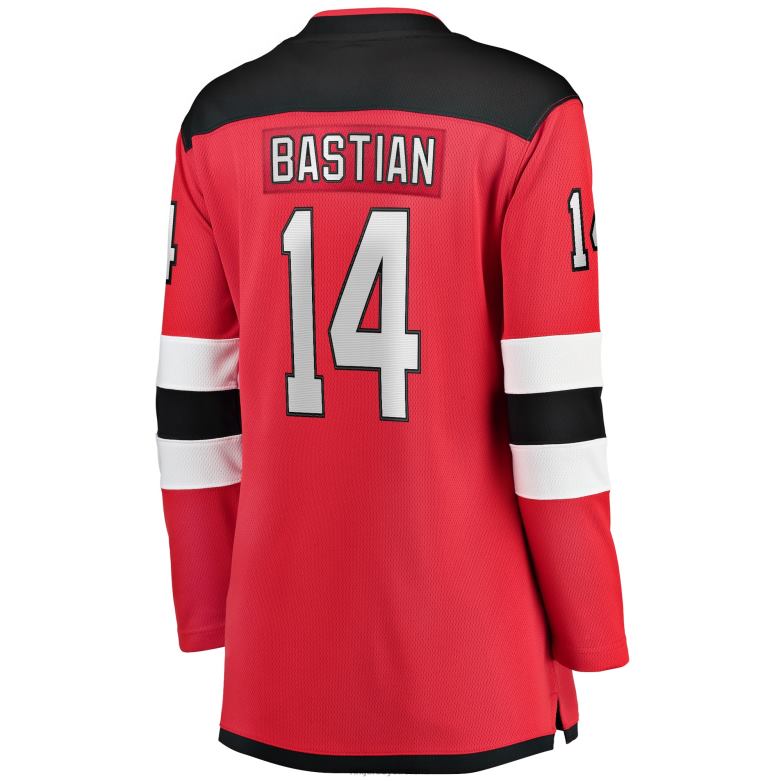 NHL Women New Jersey Devils Nathan Bastian Fanatics Branded Red Home Team Breakaway Player Jersey D002V2397 Clothing