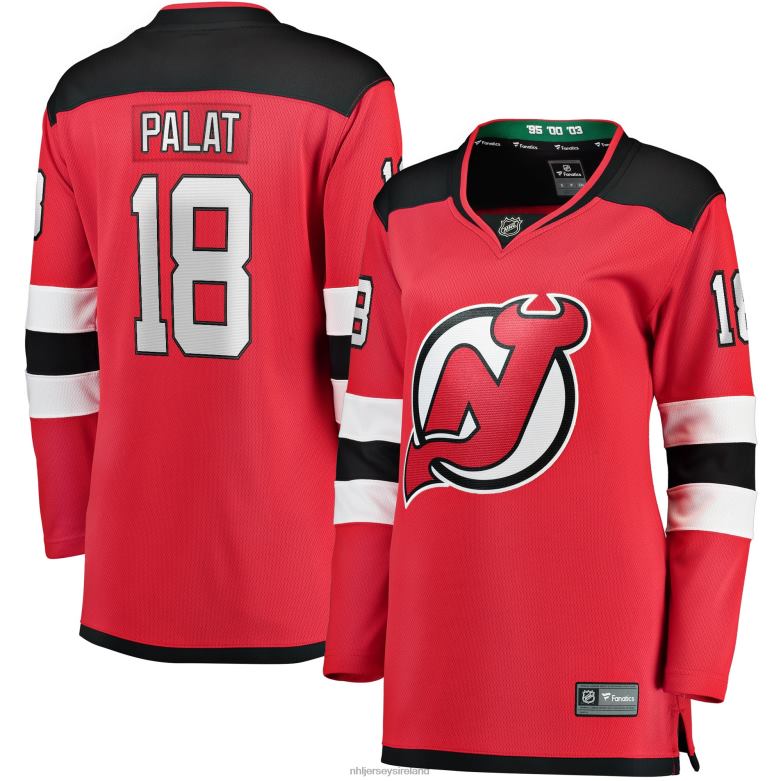 NHL Women New Jersey Devils Ondrej Palat Fanatics Branded Red Home Breakaway Player Jersey D002V2349 Clothing