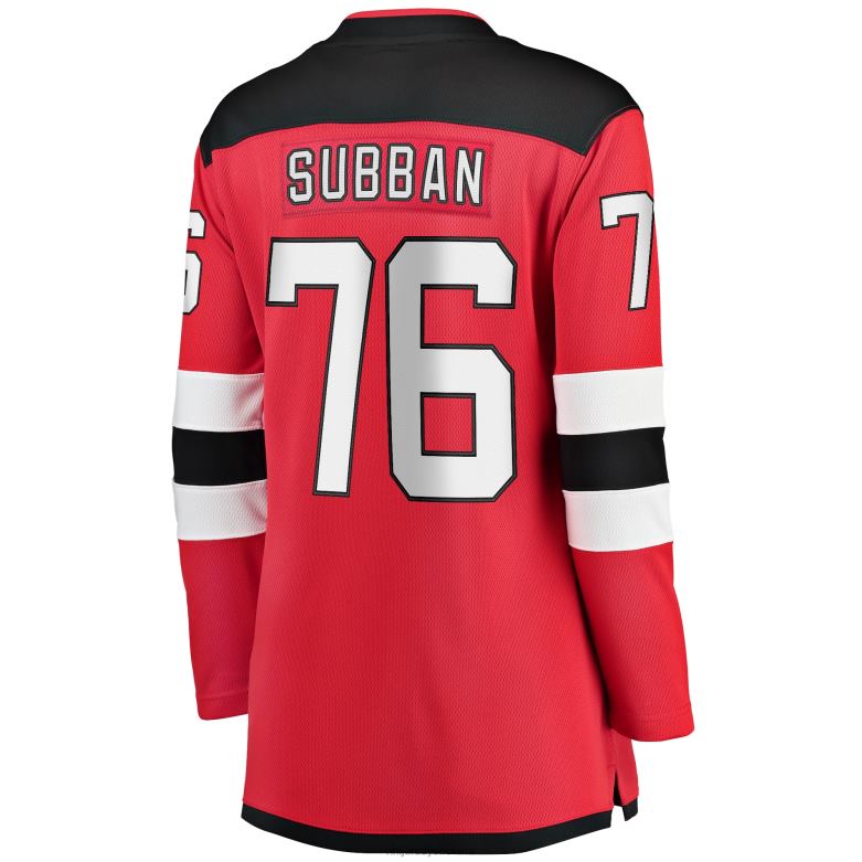NHL Women New Jersey Devils PK Subban Fanatics Branded Red Premier Breakaway Player Jersey D002V2041 Clothing