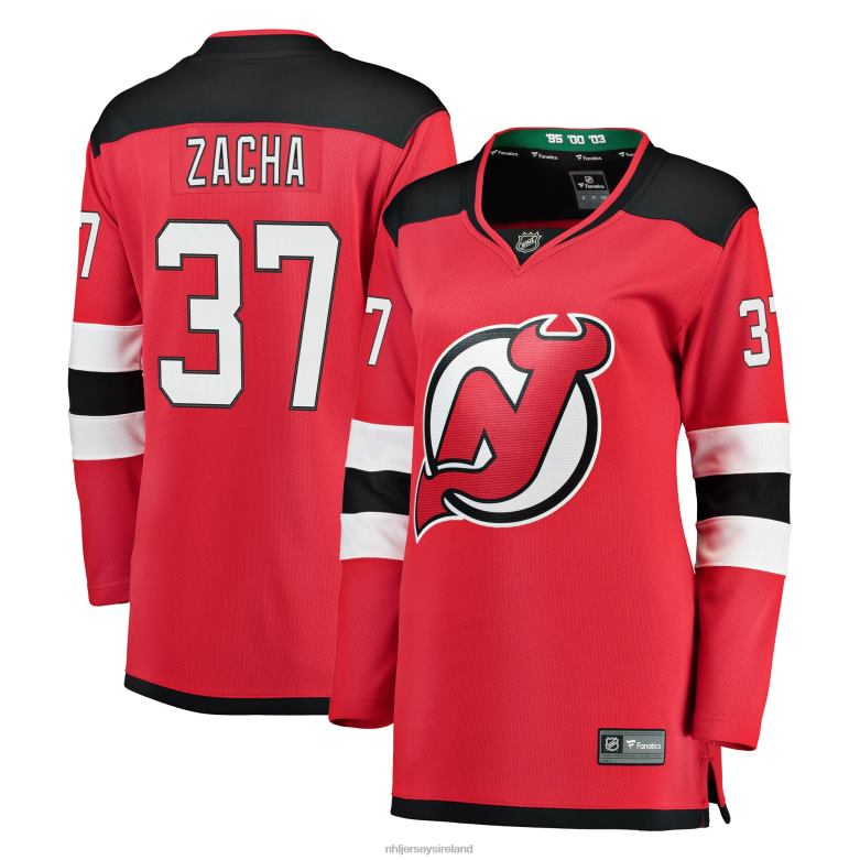 NHL Women New Jersey Devils Pavel Zacha Fanatics Branded Red Breakaway Jersey D002V2425 Clothing