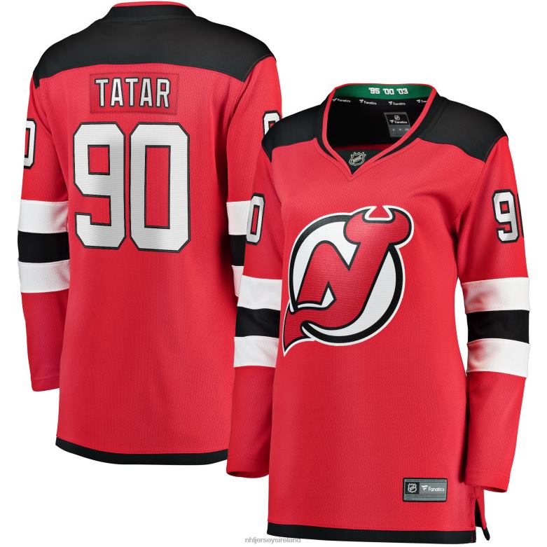 NHL Women New Jersey Devils Tomas Tatar Fanatics Branded Red Home Breakaway Player Jersey D002V1899 Clothing