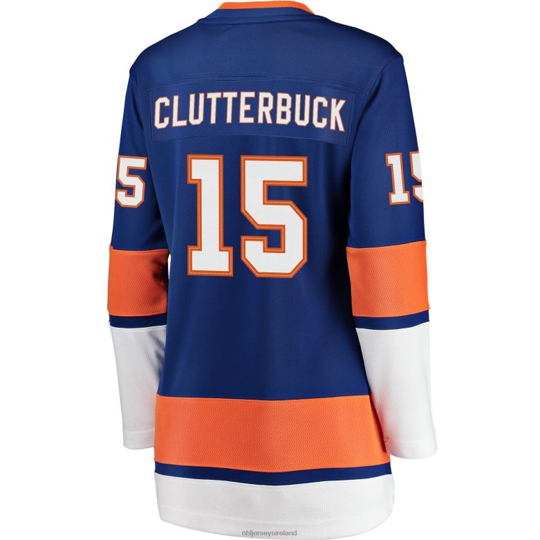 NHL Women New York Islanders Cal Clutterbuck Fanatics Branded Royal Breakaway Player Jersey D002V1701 Clothing