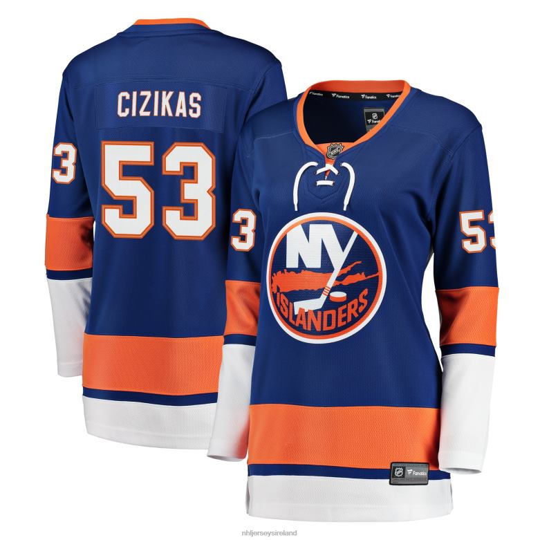 NHL Women New York Islanders Casey Cizikas Fanatics Branded Royal Breakaway Player Jersey D002V1891 Clothing