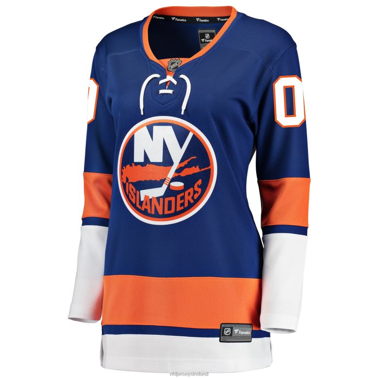 NHL Women New York Islanders Fanatics Branded Blue Home Breakaway Custom Jersey D002V592 Clothing
