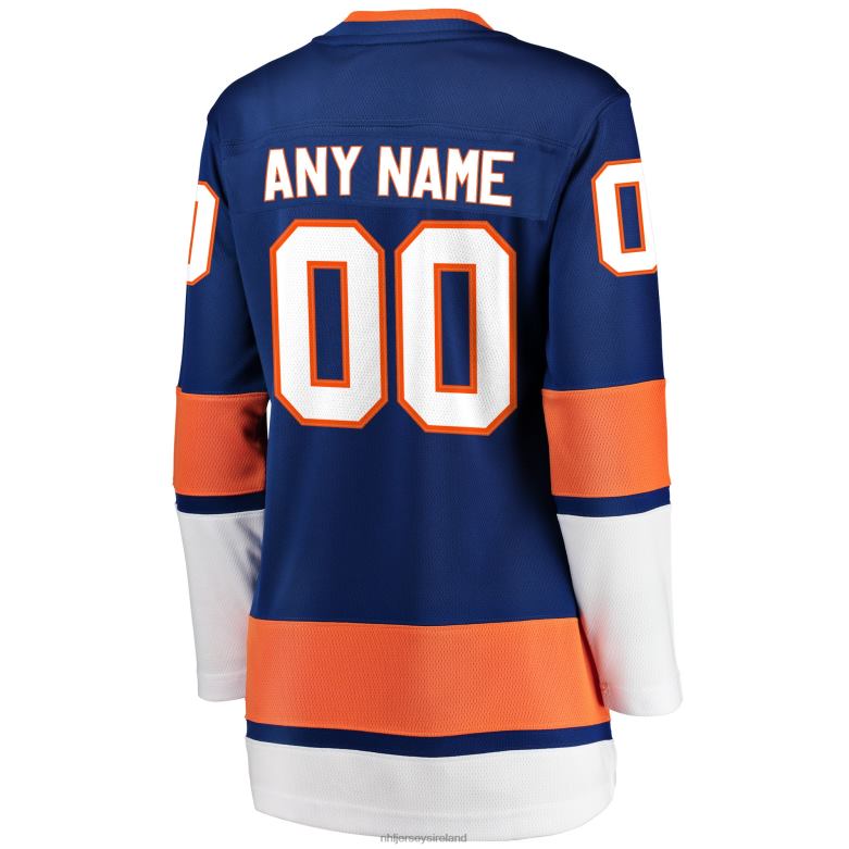NHL Women New York Islanders Fanatics Branded Blue Home Breakaway Custom Jersey D002V592 Clothing