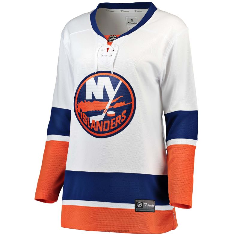NHL Women New York Islanders Fanatics Branded White Away Breakaway Jersey D002V1393 Clothing
