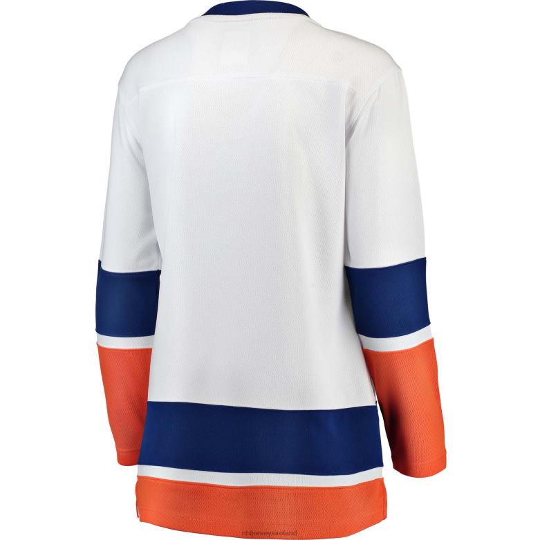 NHL Women New York Islanders Fanatics Branded White Away Breakaway Jersey D002V1393 Clothing