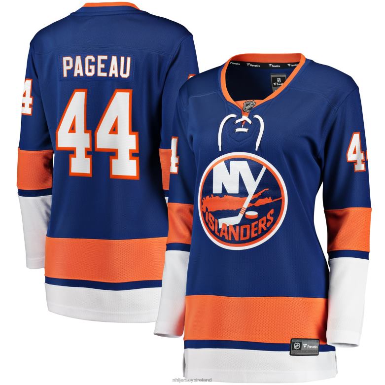 NHL Women New York Islanders Jean-Gabriel Pageau Fanatics Branded Blue Breakaway Player Jersey D002V1929 Clothing