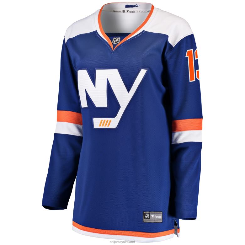 NHL Women New York Islanders Mathew Barzal Fanatics Branded Blue Alternate Breakaway Jersey D002V1372 Clothing
