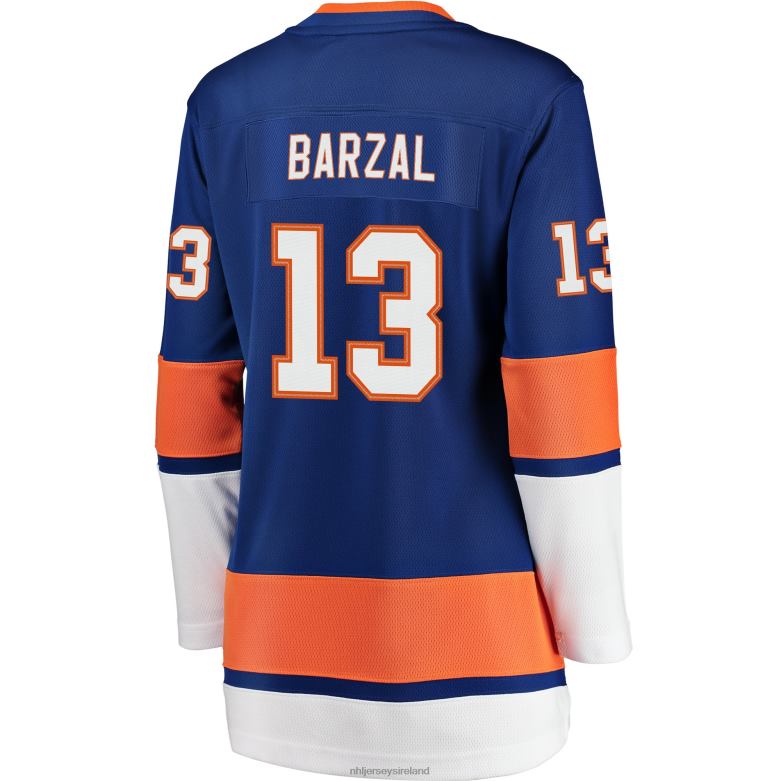 NHL Women New York Islanders Mathew Barzal Fanatics Branded Royal Breakaway Player Jersey D002V1275 Clothing