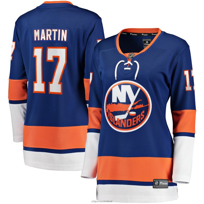 NHL Women New York Islanders Matt Martin Fanatics Branded Royal Home Team Breakaway Player Jersey D002V1128 Clothing