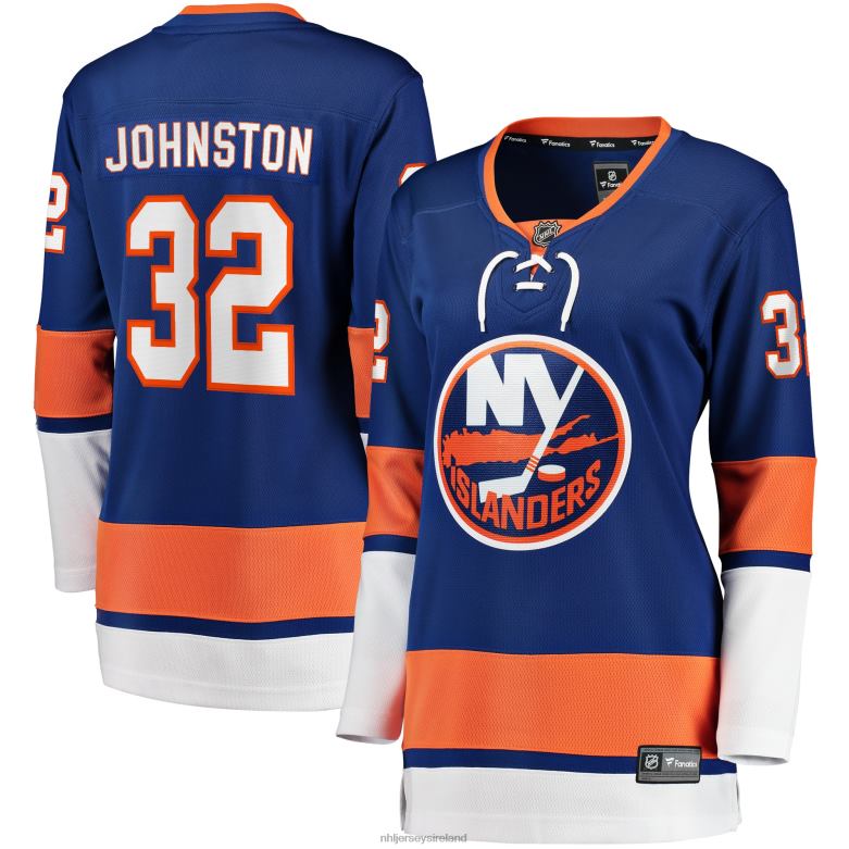 NHL Women New York Islanders Ross Johnston Fanatics Branded Royal Home Breakaway Player Jersey D002V1775 Clothing
