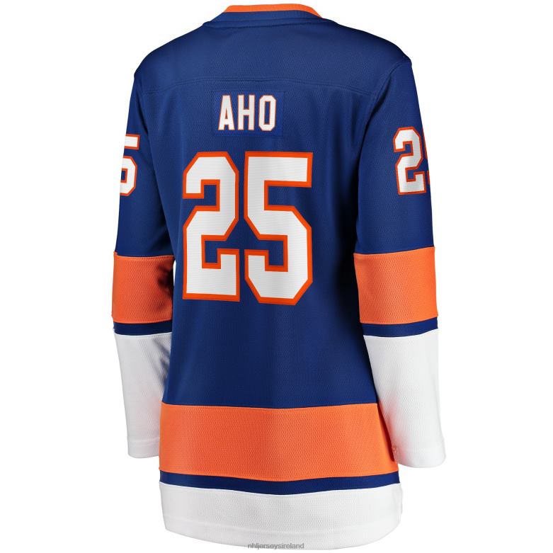 NHL Women New York Islanders Sebastian Aho Fanatics Branded Royal Home Breakaway Player Jersey D002V2291 Clothing