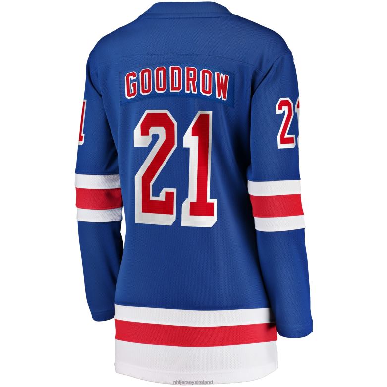 NHL Women New York Rangers Barclay Goodrow Fanatics Branded Blue Home Breakaway Player Jersey D002V1309 Clothing