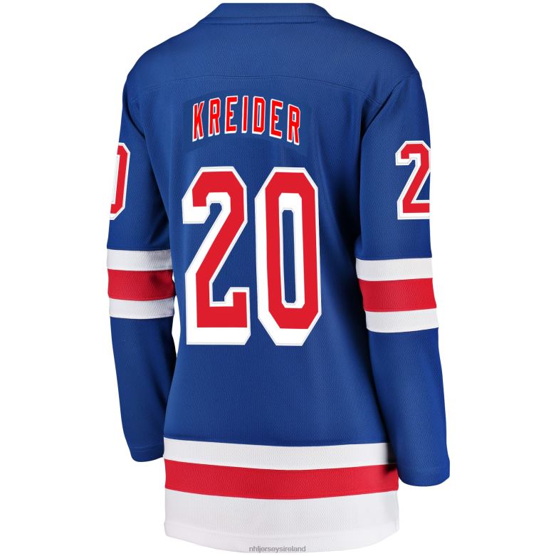 NHL Women New York Rangers Chris Kreider Fanatics Branded Blue Breakaway Player Jersey D002V533 Clothing