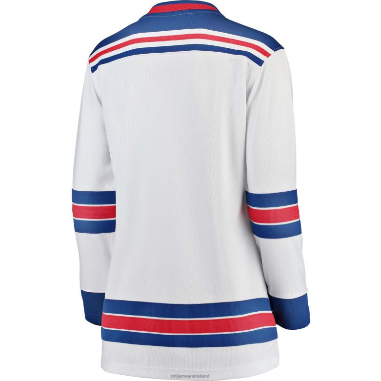 NHL Women New York Rangers Fanatics Branded White Away Breakaway Jersey D002V479 Clothing