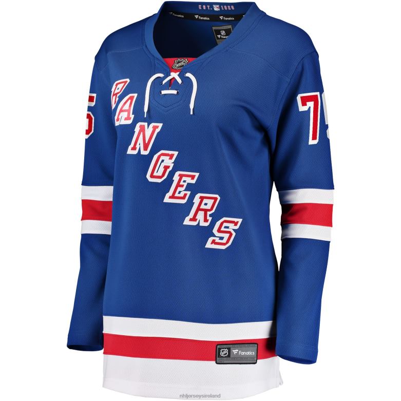 NHL Women New York Rangers Ryan Reaves Fanatics Branded Blue Home Breakaway Player Jersey D002V2188 Clothing