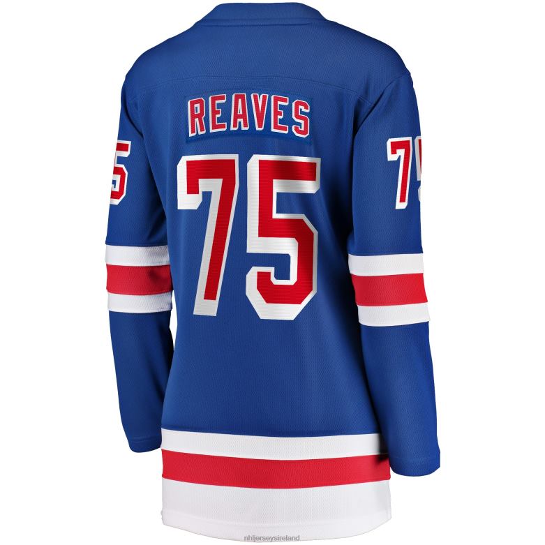 NHL Women New York Rangers Ryan Reaves Fanatics Branded Blue Home Breakaway Player Jersey D002V2188 Clothing