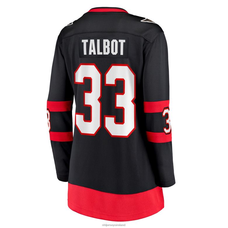 NHL Women Ottawa Senators Cam Talbot Fanatics Branded Black Home Breakaway Player Jersey D002V2142 Clothing