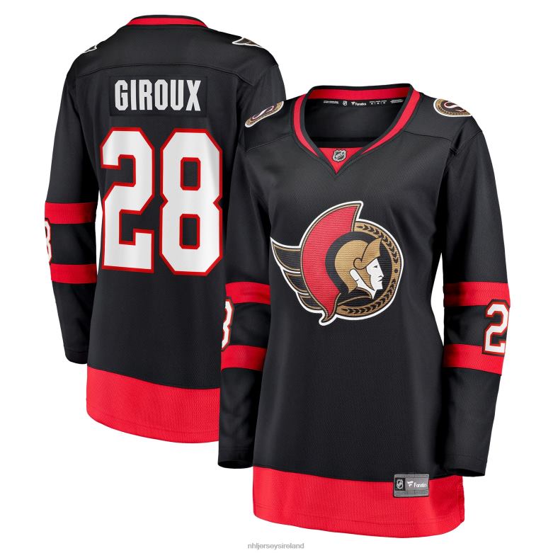 NHL Women Ottawa Senators Claude Giroux Fanatics Branded Black Home Breakaway Player Jersey D002V2143 Clothing