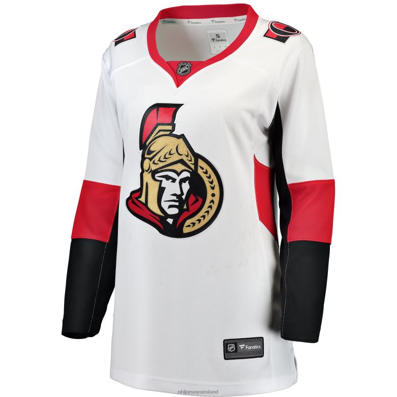 NHL Women Ottawa Senators Fanatics Branded White Away Breakaway Jersey D002V2246 Clothing