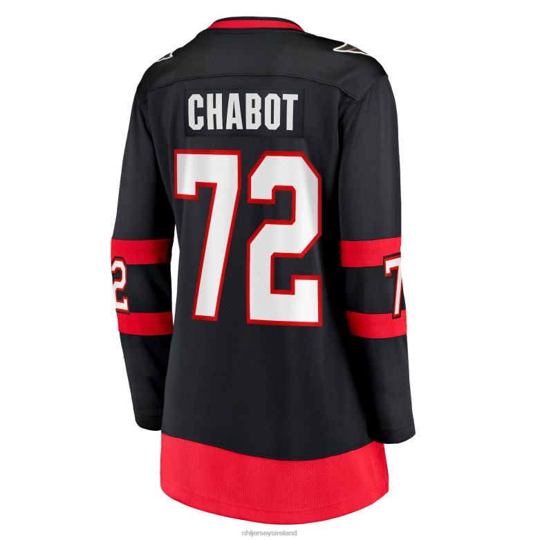 NHL Women Ottawa Senators Thomas Chabot Fanatics Branded Black 2020/21 Home Premier Breakaway Player Jersey D002V1731 Clothing