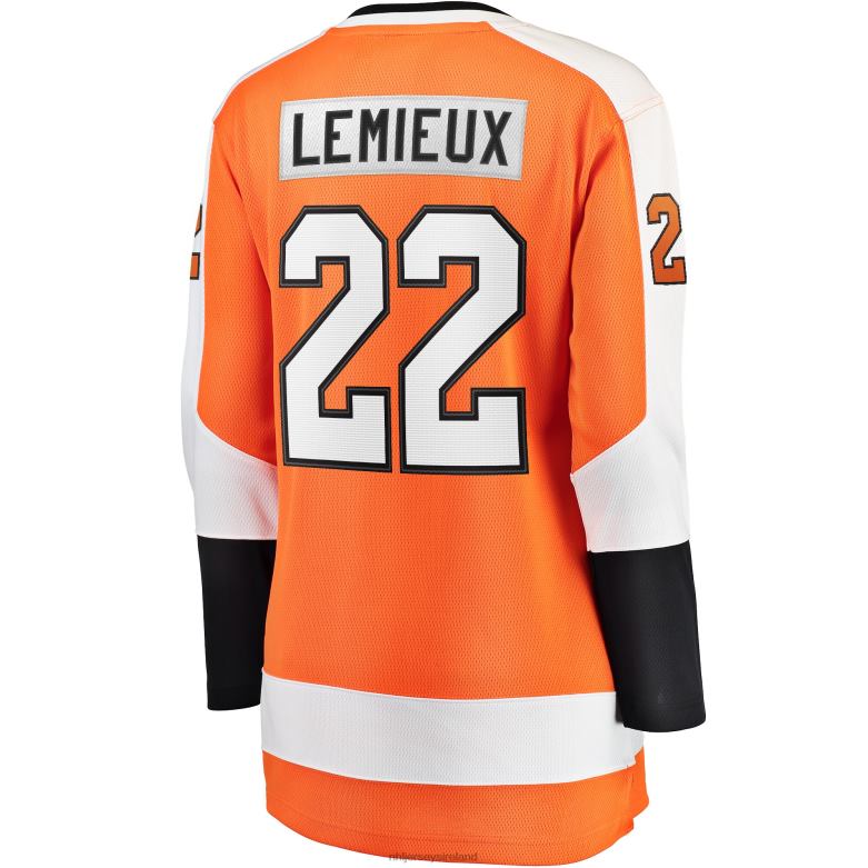 NHL Women Philadelphia Flyers Brendan Lemieux Fanatics Branded Orange Home Breakaway Jersey D002V2035 Clothing