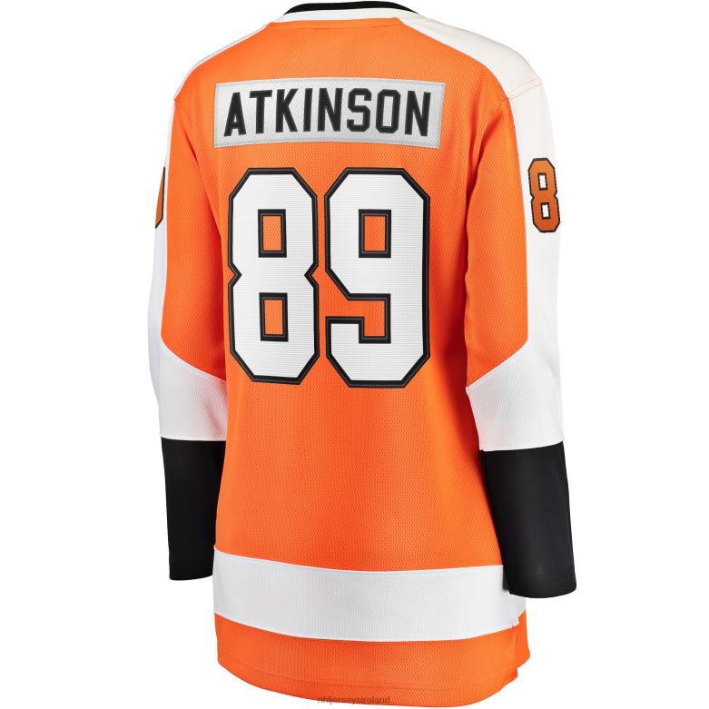 NHL Women Philadelphia Flyers Cam Atkinson Fanatics Branded Orange Breakaway Player Jersey D002V2217 Clothing