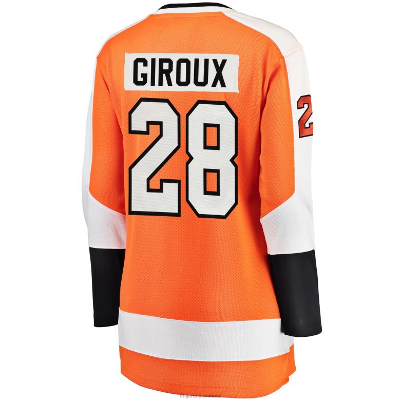 NHL Women Philadelphia Flyers Claude Giroux Fanatics Branded Orange Home Breakaway Player Jersey D002V1295 Clothing