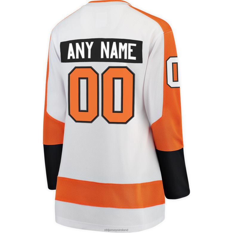NHL Women Philadelphia Flyers Fanatics Branded White Away Breakaway Custom Jersey D002V1417 Clothing