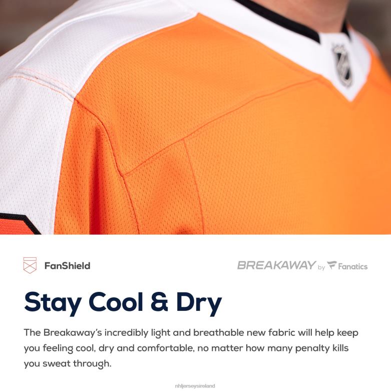 NHL Women Philadelphia Flyers Fanatics Branded White Away Breakaway Jersey D002V1707 Clothing