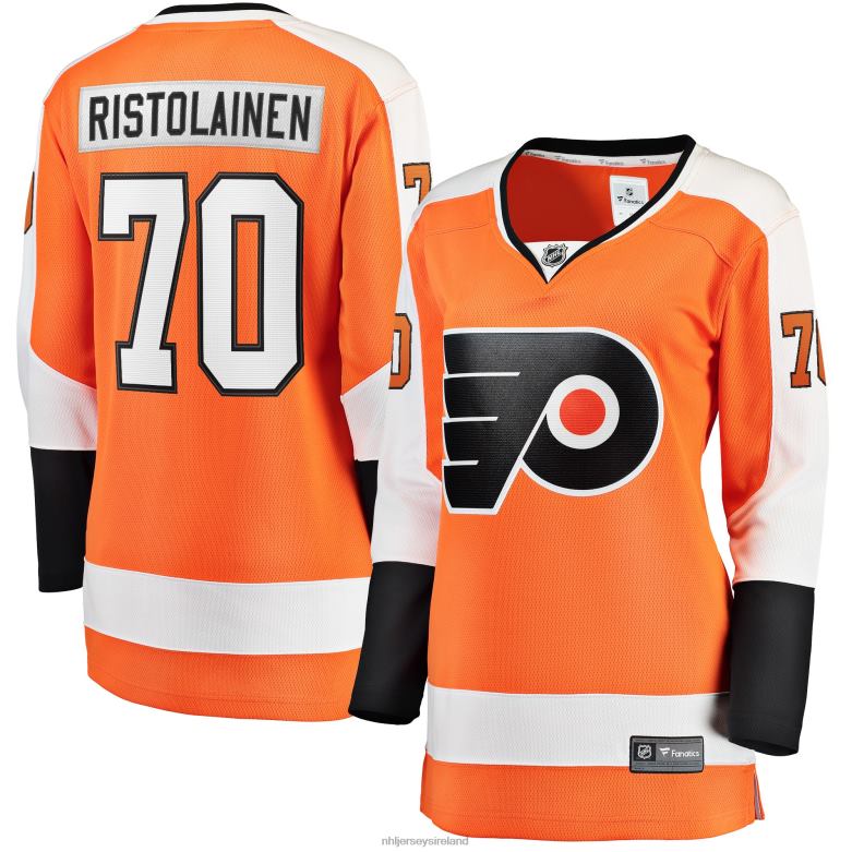 NHL Women Philadelphia Flyers Rasmus Ristolainen Fanatics Branded Orange Breakaway Player Jersey D002V2292 Clothing