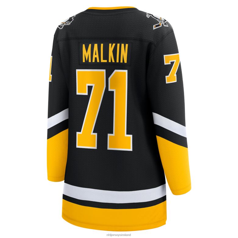 NHL Women Pittsburgh Penguins Evgeni Malkin Fanatics Branded Black 2021/22 Alternate Premier Breakaway Player Jersey D002V930 Clothing