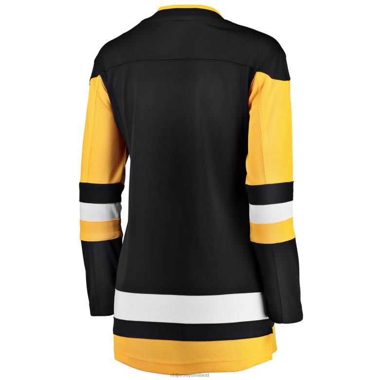 NHL Women Pittsburgh Penguins Fanatics Branded Black Breakaway Home Jersey D002V908 Clothing