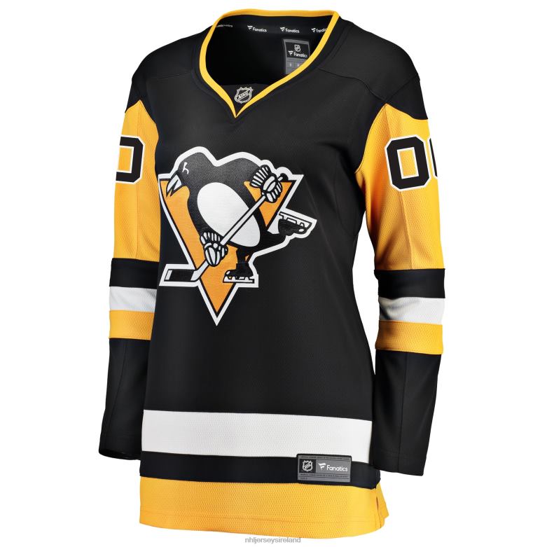 NHL Women Pittsburgh Penguins Fanatics Branded Black Home Breakaway Custom Jersey D002V341 Clothing