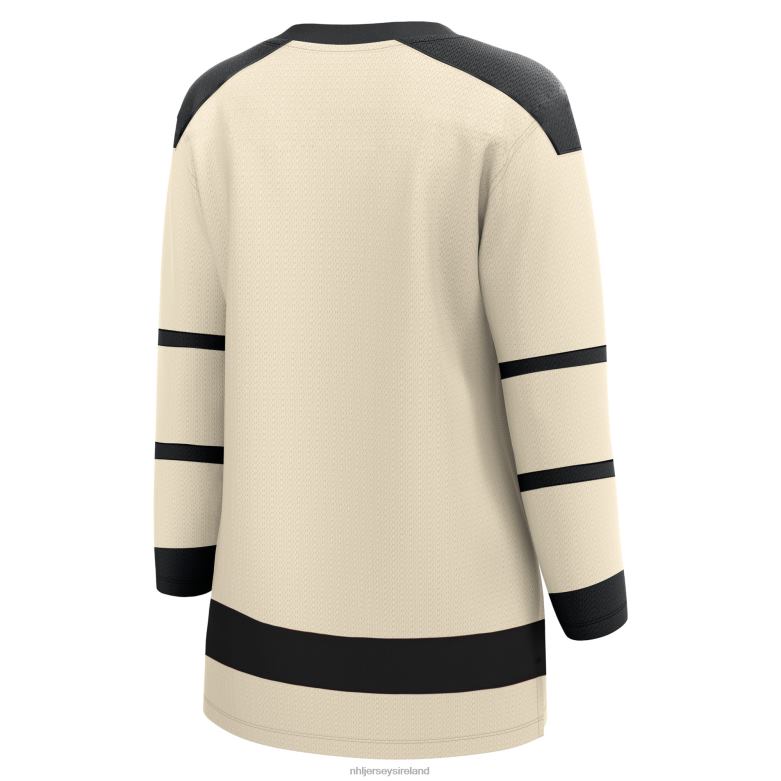 NHL Women Pittsburgh Penguins Fanatics Branded Cream 2023 Winter Classic Blank Jersey D002V497 Clothing