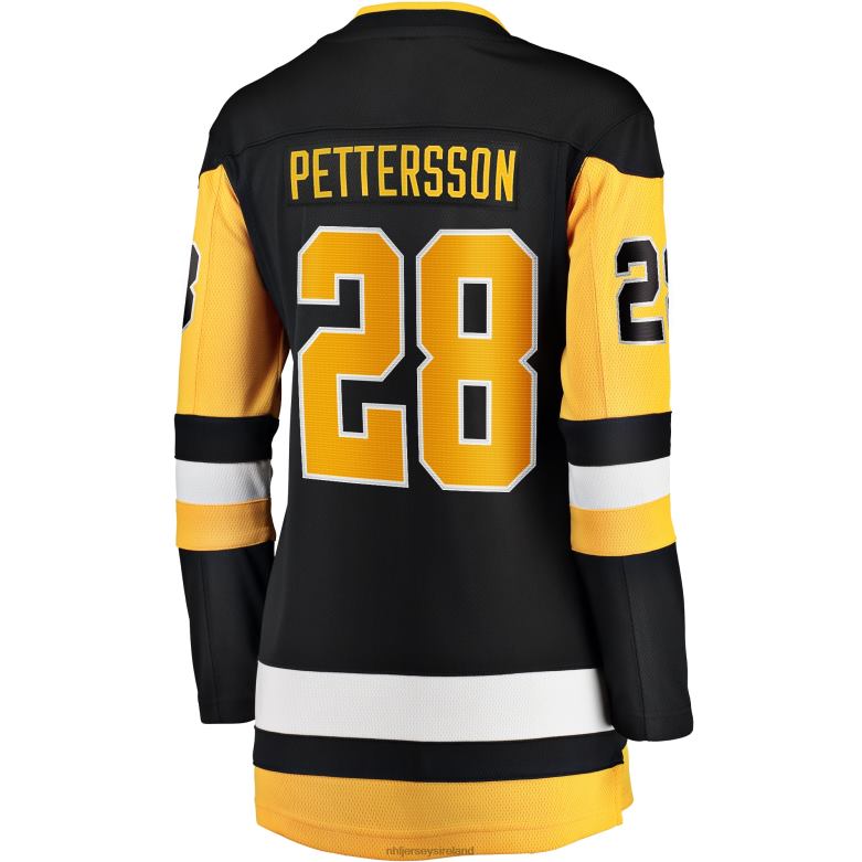NHL Women Pittsburgh Penguins Marcus Pettersson Fanatics Branded Black Home Breakaway Player Jersey D002V1761 Clothing