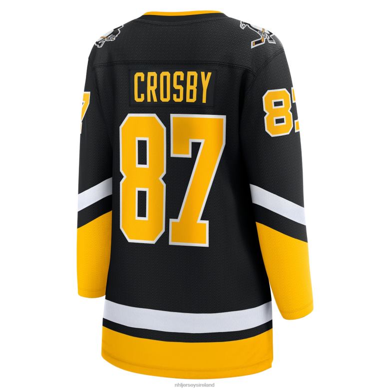 NHL Women Pittsburgh Penguins Sidney Crosby Fanatics Branded Black 2021/22 Alternate Premier Breakaway Player Jersey D002V1770 Clothing