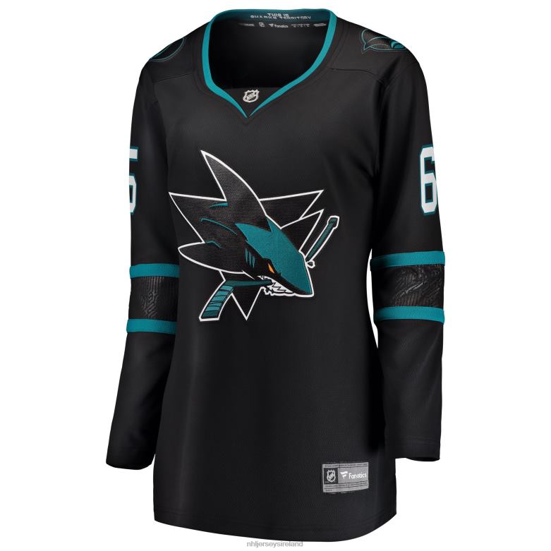 NHL Women San Jose Sharks Erik Karlsson Fanatics Branded Black Alternate Breakaway Player Jersey D002V1859 Clothing